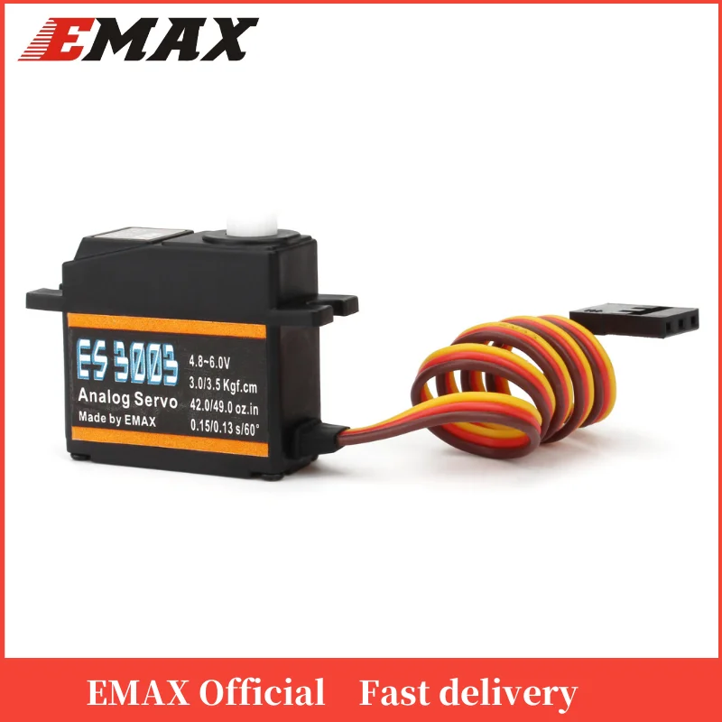 Подарок официальный сервопривод Emax ES3003 17g 3 5 кг 0.13sec 23T пластмассовая Шестерня