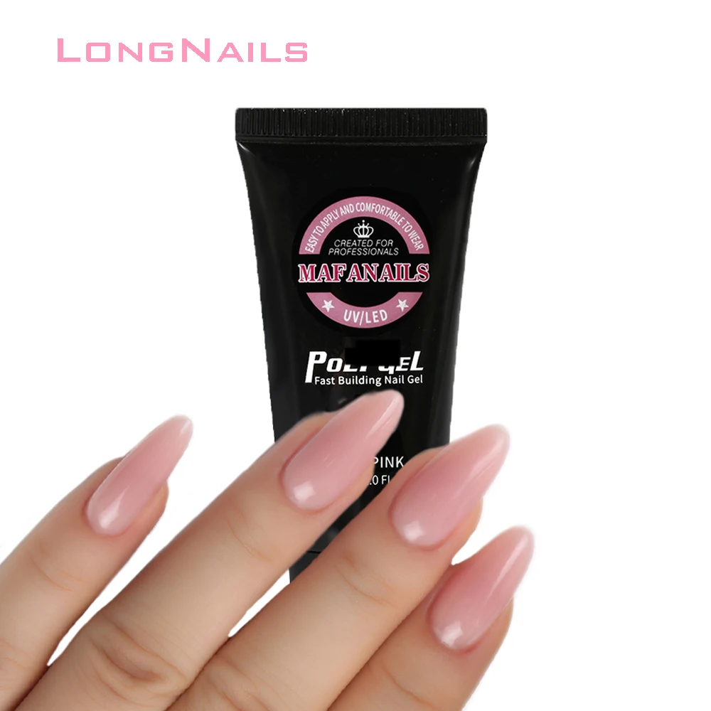 УФ-гель для наращивания ногтей 30 мл/объем 9 цветов прозрачный молочный телесный