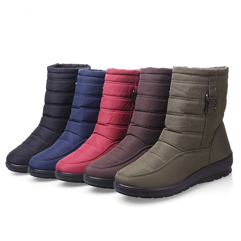 Зимние ботинки 2020 Брендовая женская зимняя обувь для мам нескользящая
