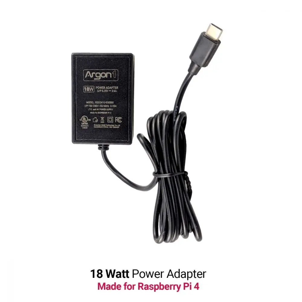 Разъем ЕС блок питания Argon ONE Pi 4 поддерживает Raspberry B|Демонстрационные стенды| |