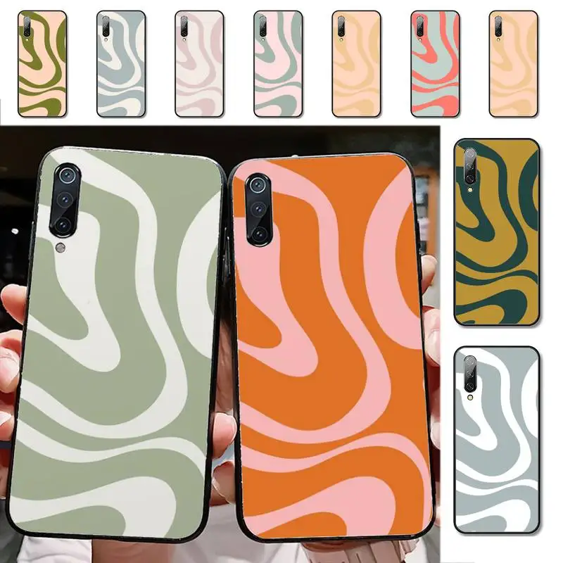 

YNDFCNB Liquid Swirl Abstract Pattern in Beige Sage Green Phone Case for Xiaomi mi 8 9 10 lite pro 9SE 5 6 X max 2 3 mix2s F1
