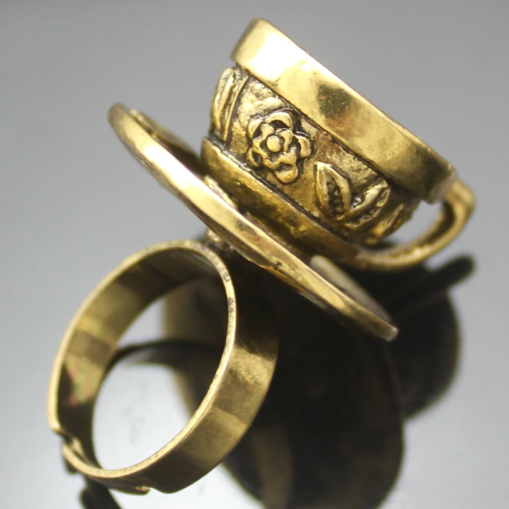 Винтажное Ювелирное кольцо для косплея Алиса в стране Wonderland вечерние ювелирные