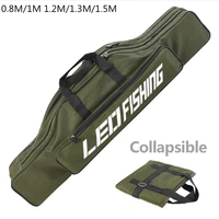 fishing bags 80cm1m 1 2m1 3m1 5m large capacity collapsible fishing rod bags oxford cloth sea fishing tackle foldable package