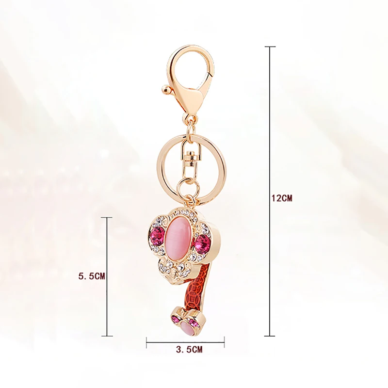 Брелок в китайском стиле с надписью на удачу Ruyi модный металлический брелок