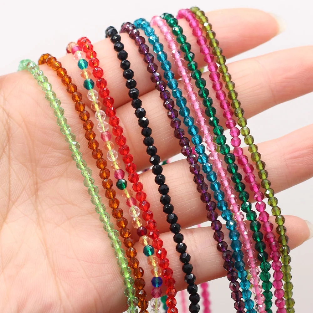 125 шт. бусины из шпинели кристаллов свободные DIY ювелирные изделия браслет