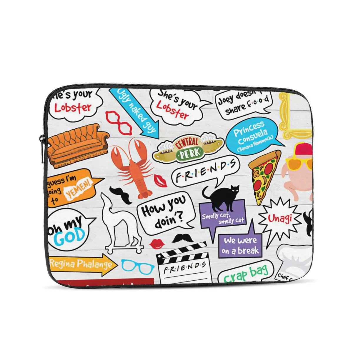 Чехол для ноутбука с принтом &quotдрузья&quot &quotТВ-шоу&quot &quotipad&quot | Компьютеры и офис