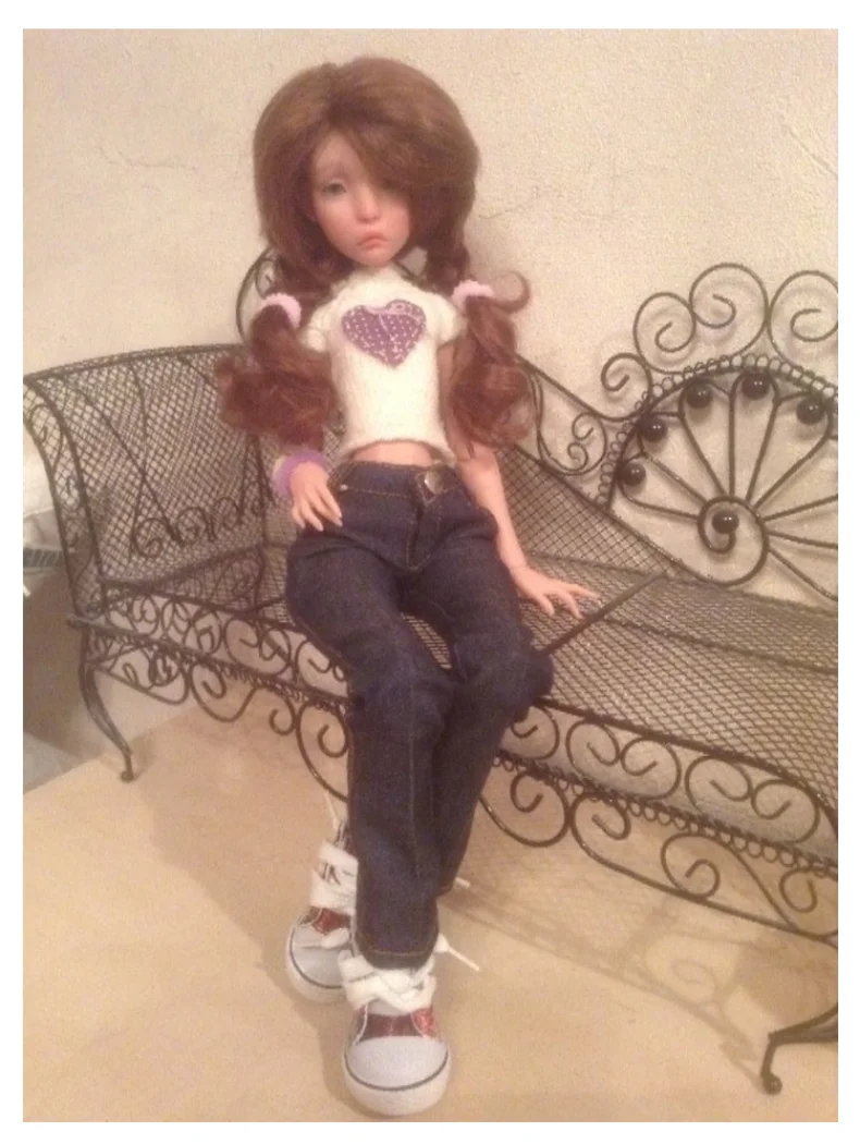 BJD 1/4doll-Ellana шарнирная кукла Модная кукла рождественский подарок бесплатные глаза
