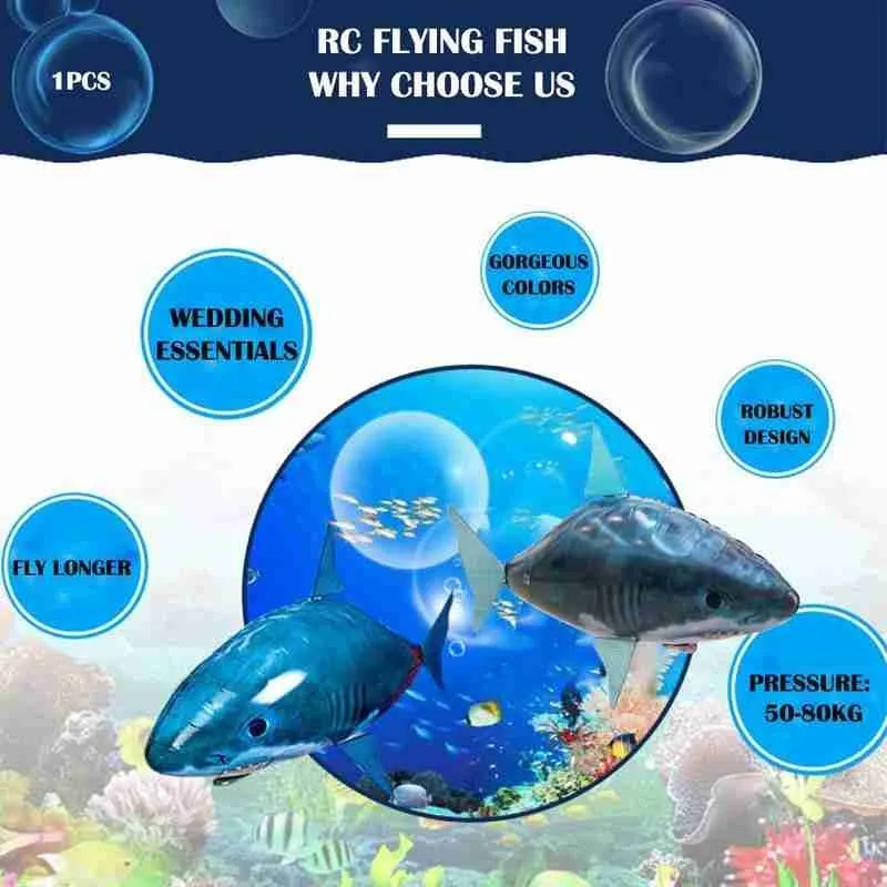 Надувной пульт дистанционного управления летающая рыба плавание в воздухе