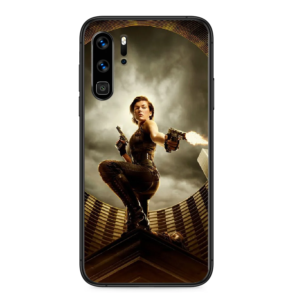 Чехол для мобильного телефона с зонтиком Huawei P 9 Smart 10 20 30 40 8 Lite Mini Z Pro черный