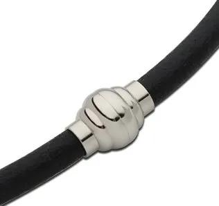 

2Pcs Stainless Steel 5mm Magnetic Clasps Leather Cord Bracelet Magnet Lace Buckle Necklace DIY Jewelry Making Accessories s3sd