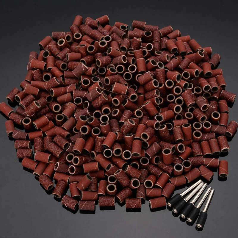 

480pcs Options Nail Dedicated Sanding Ring Bands Grinding Head Polisher Essential Supplies Sand Circle For Nail Drill File Machi