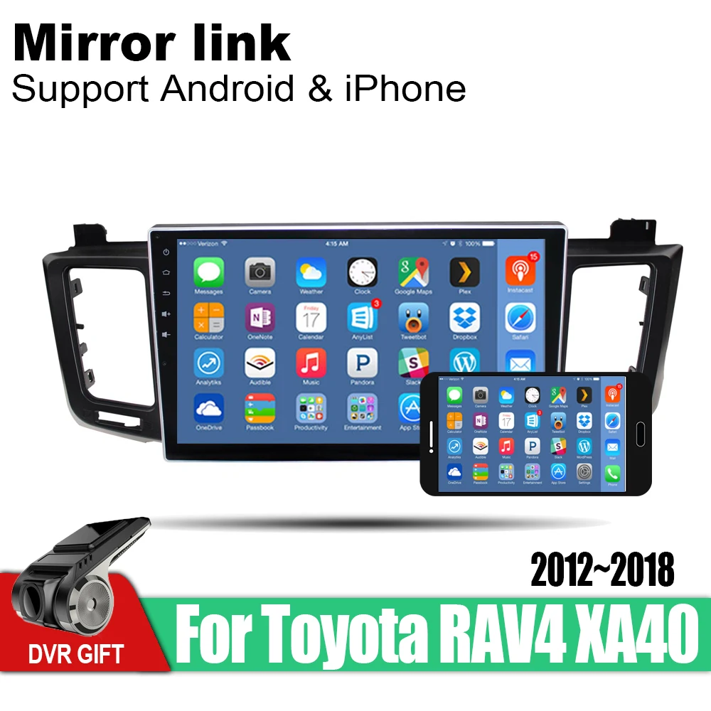Автомобильный мультимедийный плеер на Android с GPS для Toyota RAV4 XA40 2012 ~ 2018 аксессуары