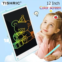 tishric 12 inch lcd writing tablet color screen graphics tablet drawing board handwriting pad kids spring festival gift