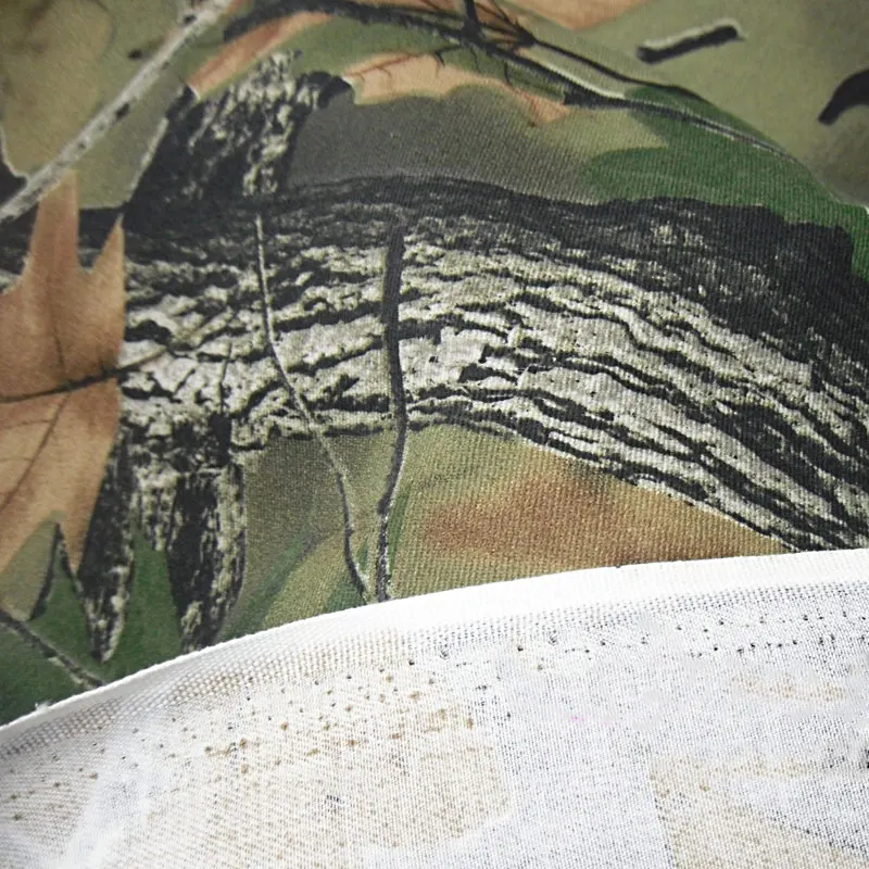 1,5 м ширина Bionic Camo ткань дерево листья камуфляж ткань для охоты Открытый скрытый чехол слепой