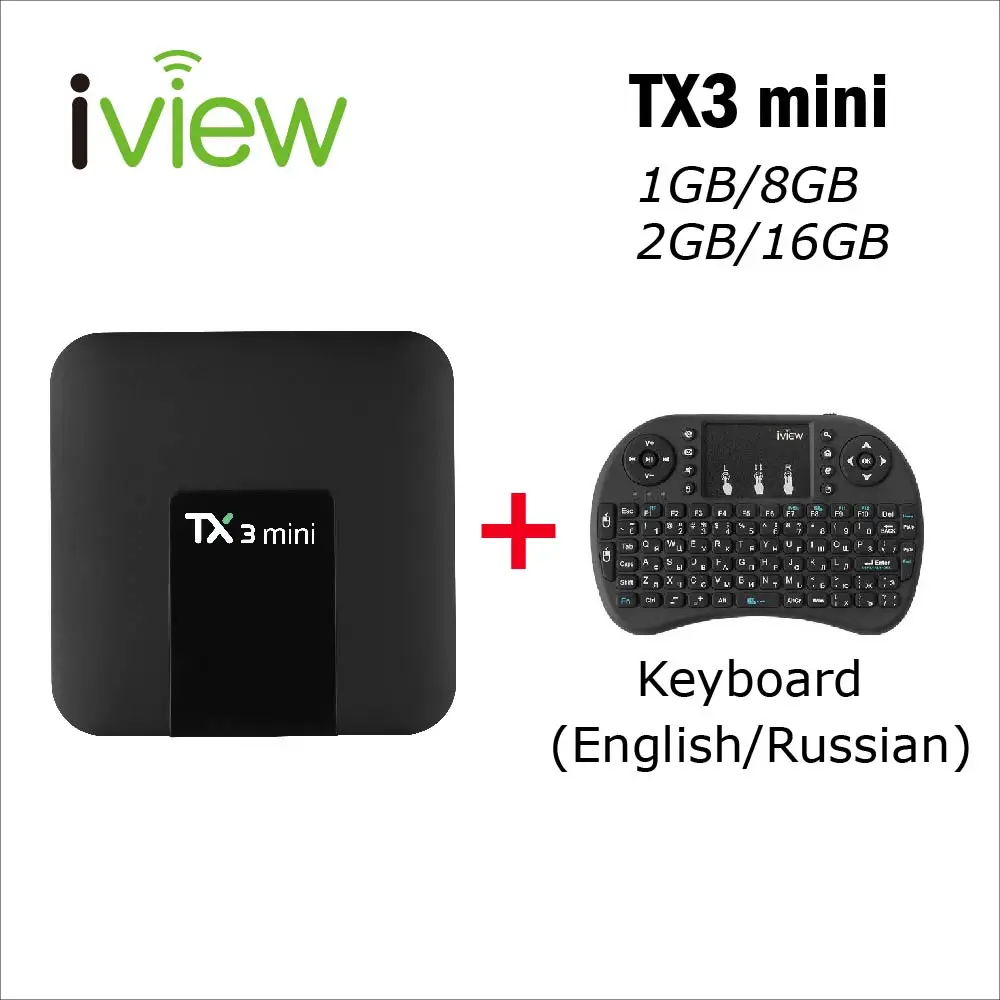 Smart TV Box TX3 Мини Android box с клавиатурой Amlogic S905W WiFi медиаплеер 4K Поддержка Netflix |
