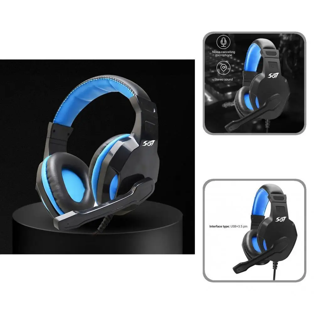 

Noise Reduction Lightweight Wired Headset with Microphone for E-Sport