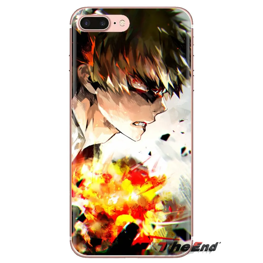 Корпус для iPhone XS Max XR X 4 4s 5 5S 5C SE 6 6S 7 8 Plus samsung Galaxy J1 J3 J5 J7 A3 A5 My Hero Boku no Academy deku |