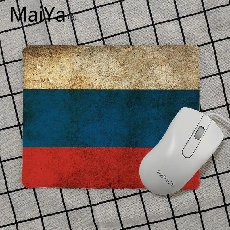 Maiya высококачественный Американский Русский Флаг уникальный Настольный коврик