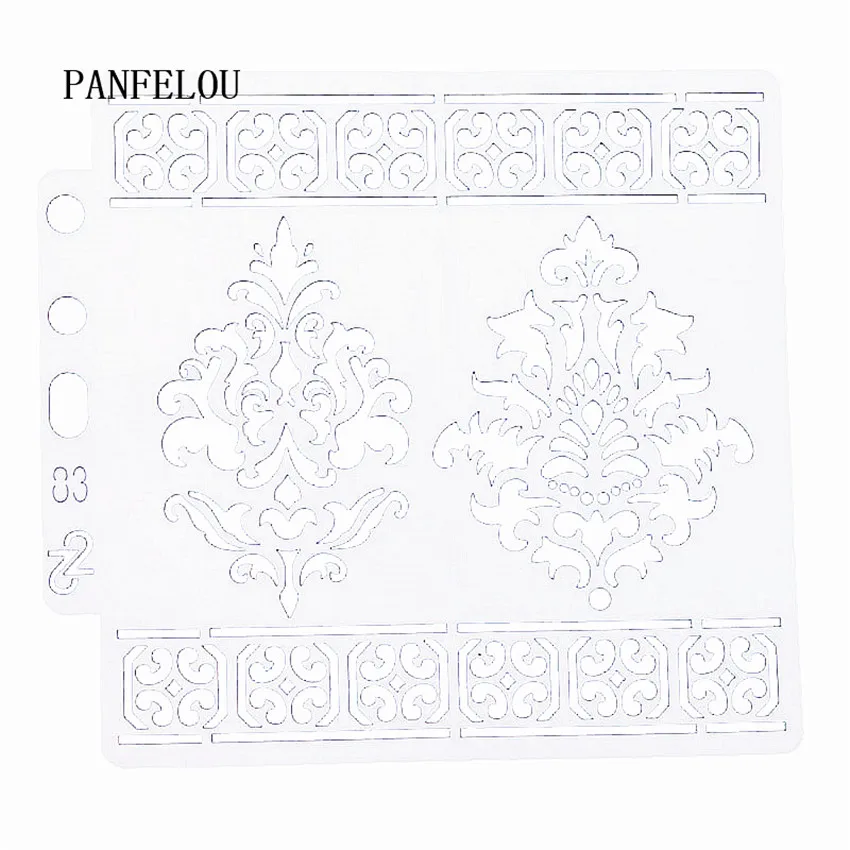 Лидер продаж трафареты для скрапбукинга с волшебными цветами Пластиковая форма