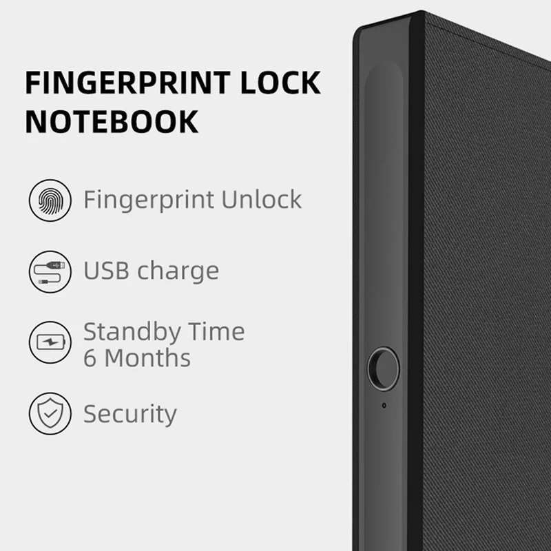 

Password Lock Notebook Business Notebook Smart Lock Student Confidential Diary Smart Lock