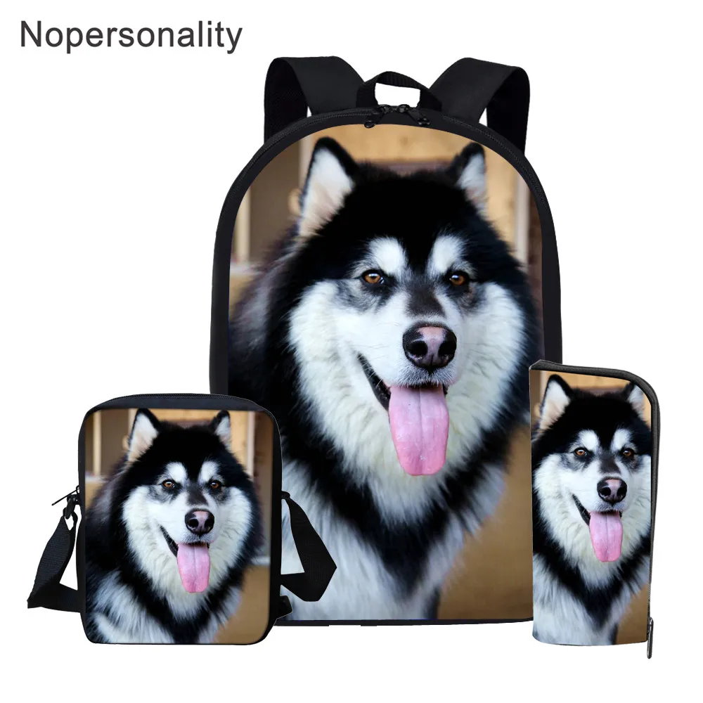 Комплект школьных сумок Nopersonality с принтом Аляски рюкзак для девочек-подростков