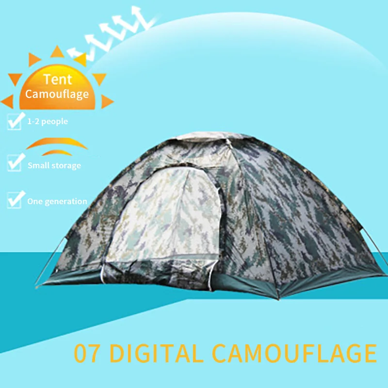 Палатка для 3 4 человек Сверхлегкая Однослойная водостойкая палатка кемпинга