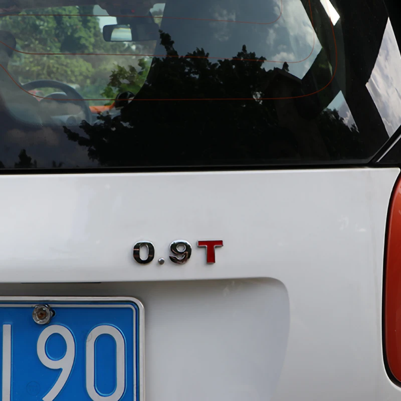 3D металлическая хромированная Автомобильная наклейка 0 9 т 1 л для Mercedes Smart Fortwo Forfour