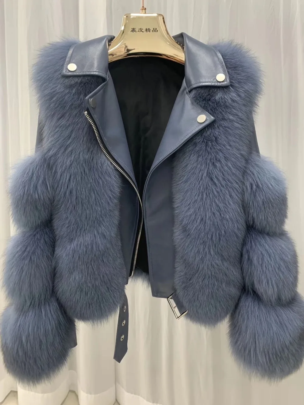 ZDFURS* Новое Поступление Женское зимнее плотное меховое пальто натуральный Лисий мех жилет высокое качество Лисий жилет меховой жилет