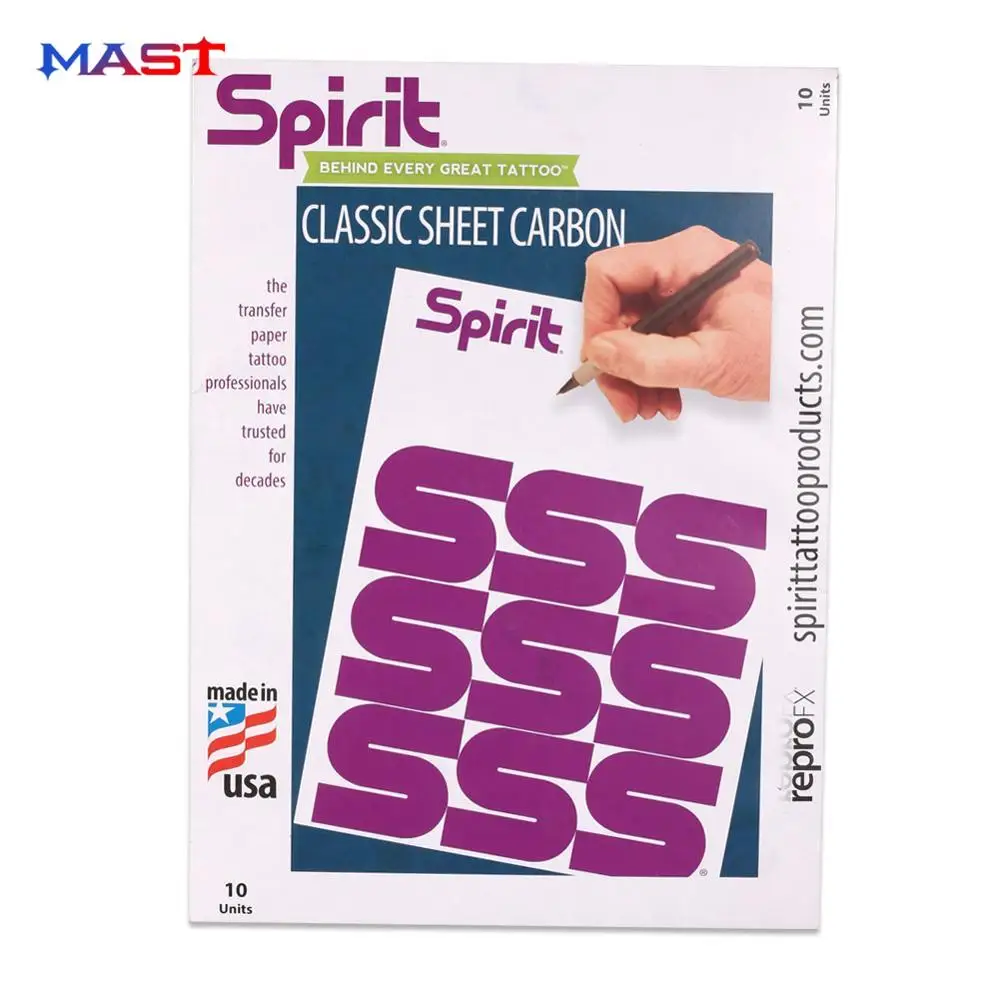 

10 Pcs Top A4 Tattoo Stencil Transfer Carbon Paper Size Body Art Spirit Tattoo Supplies Accesories