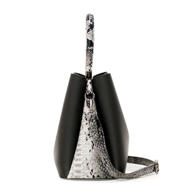 Женская Роскошная Высококачественная классическая сумочка со змеиным узором