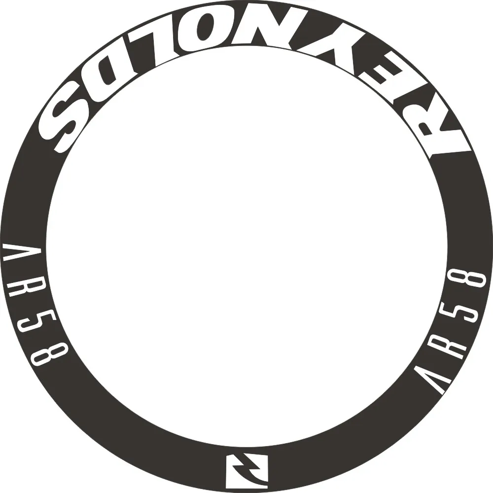 AR58 Углеродные наклейки на колеса костюм для 58 мм Обод Глубина Велосипедное