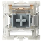 Механическая клавиатура Gateron Silver Pro Switch, линейная, Пыленепроницаемая, одинарная, двухступенчатая, гладкая смазка