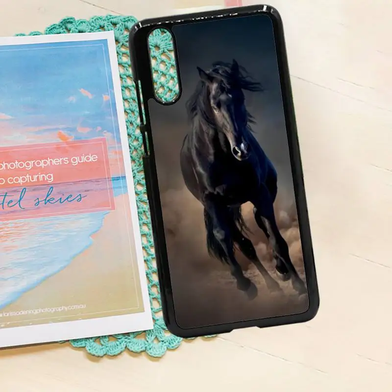 

Fine Horse Art Steed horses high quality Phone Case shell PC for iPhone 11 12 pro XS MAX 8 7 6 6S Plus X 5S SE 2020 XR