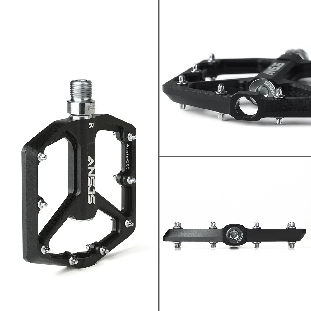 Нескользящие педали Ansjs для горного велосипеда сверхпрочные разноцветные