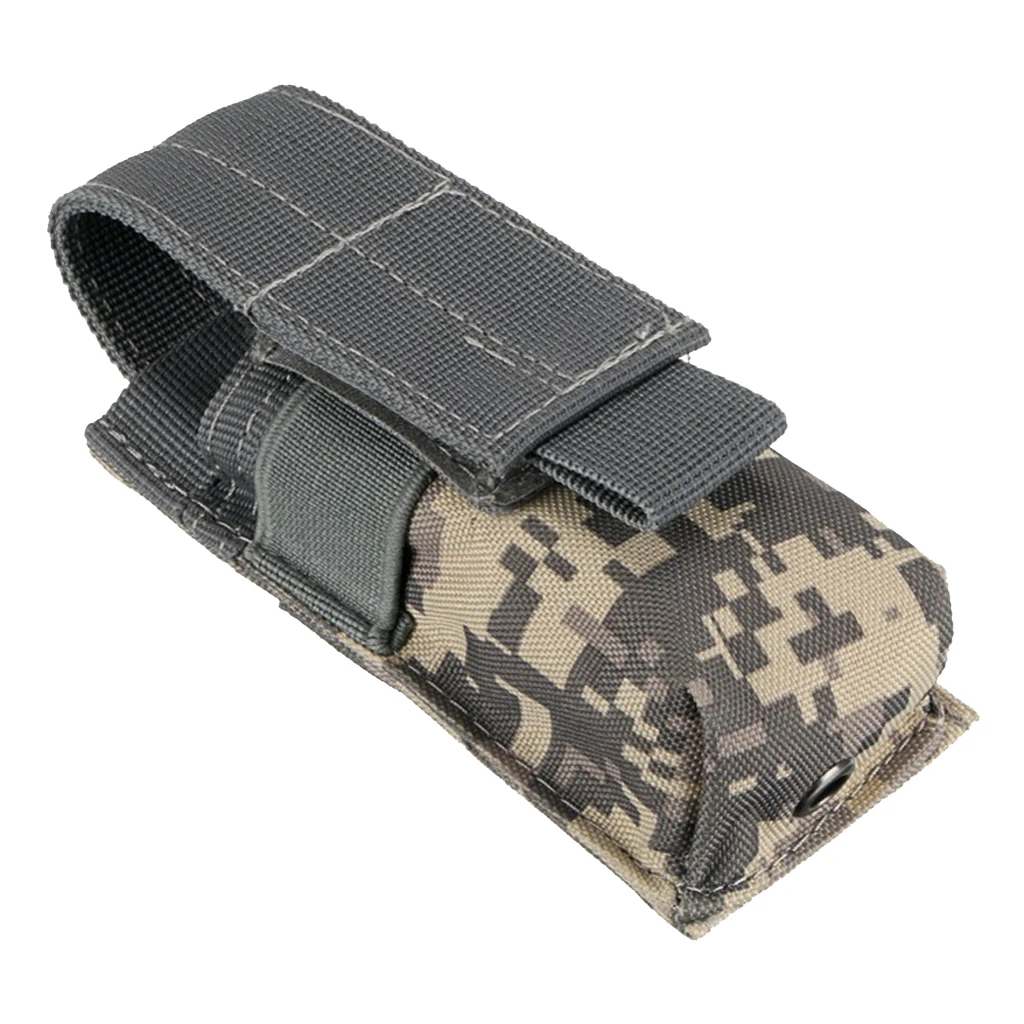 

Molle Flashlight Pouch Bag Hunting Holster Holder Shooting Travel Climbing