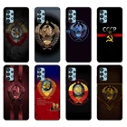 Чехол-накладка для Samsung galaxy A12, A22, A32, A42, A52, A72, 4g, 5g, S21 PLUS, ultra, противоударный, с флагом СССР