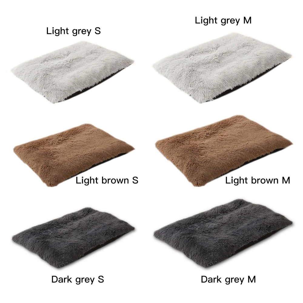 

Winter Removable Warm For Large Medium Small Dogs Cats KennelPlush Pet Mat Cat Pad Thickened Bed Washable Vacuum Packaging