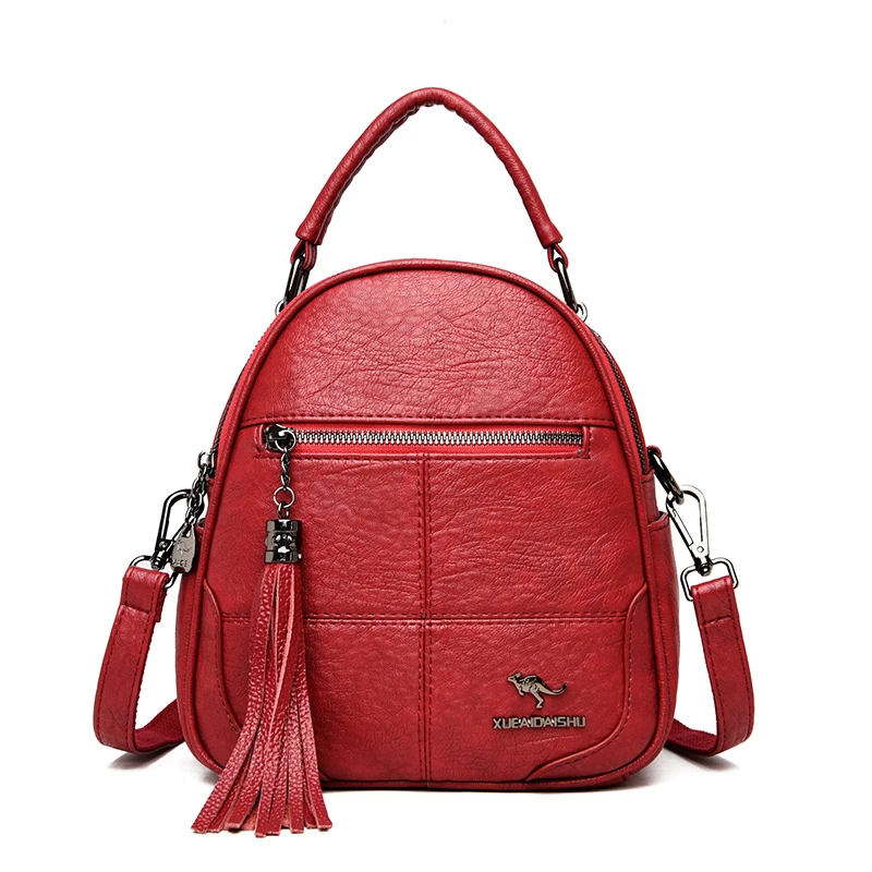 

Роскошные кожаные рюкзаки для женщин, дизайнерские, Sac Dos Femme, винтажные женские рюкзаки, большие, для отдыха, рюкзаки для девочек, школьные су...