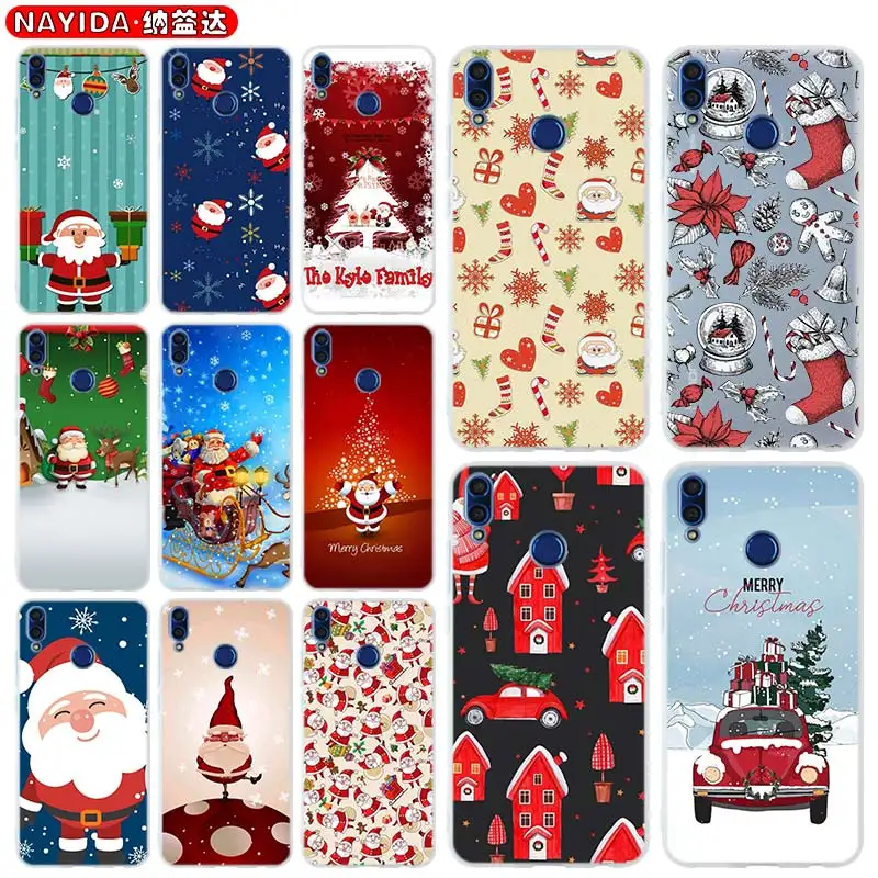 

Силиконовый мягкий силиконовый чехол для Huawei Honor 30 20 10 7a Pro 9 9X Lite 30a 9a 8a 8X 10i 20i, чехол на Рождество