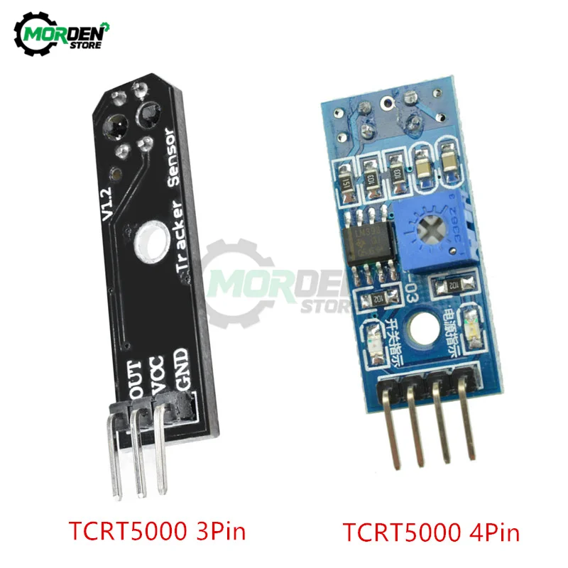 TCRT5000 3Pin 4Pin Infrared Reflective Sensor IR Photoelectric Switch Barrier Line Track Module For Arduino Diode Triode Board