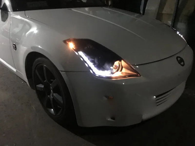 2 шт 2003~ 2008y автомобильный bupmer задний фонарь для Nissan 350Z задний фонарь фары автомобильные аксессуары тайламп для Nissan 350Z задний фонарь