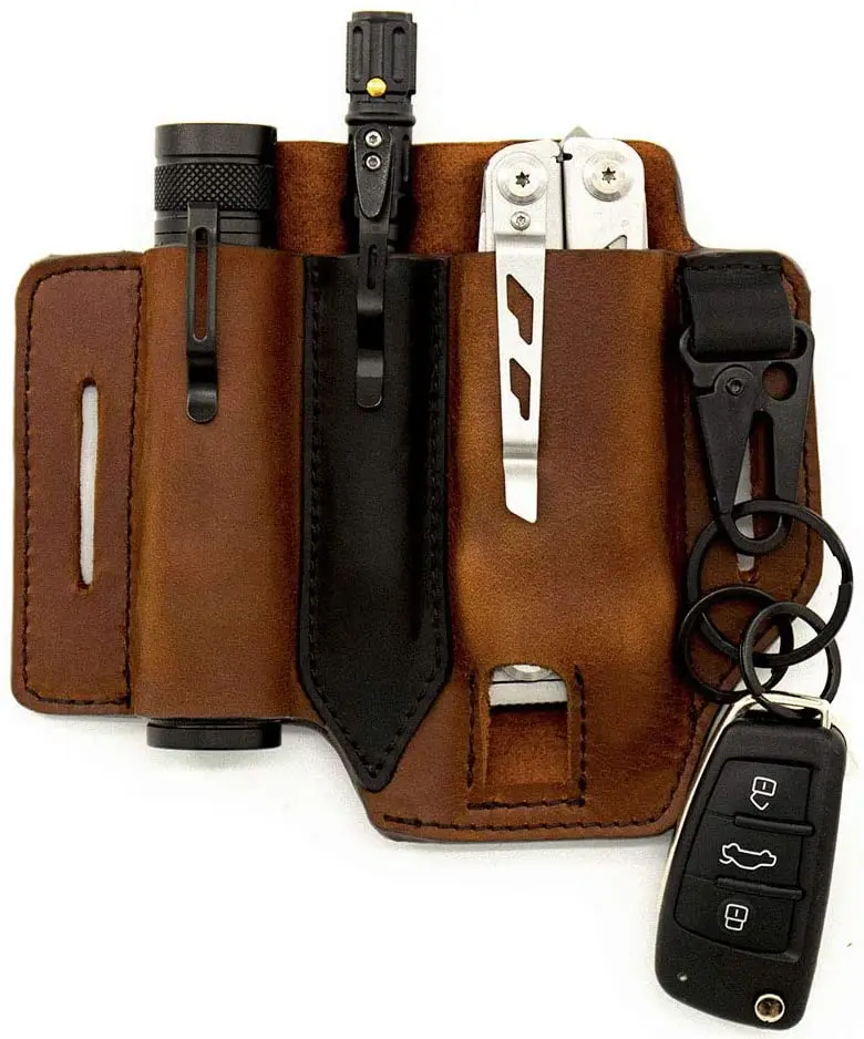 Кожаная оболочка для Leatherman многофункциональная EDC карманный органайзер с