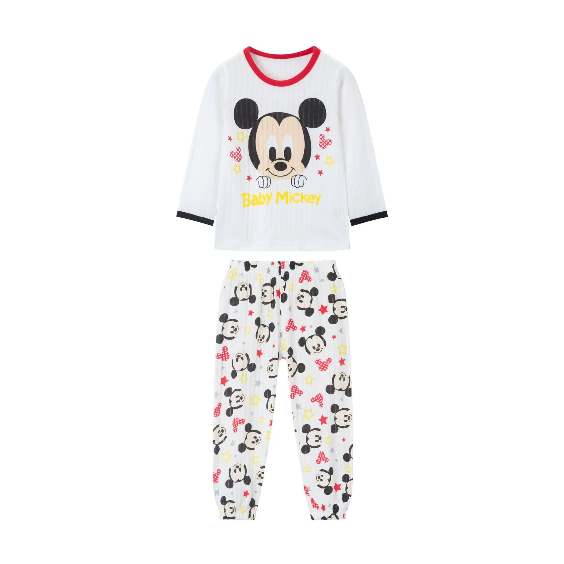 Новинка 2020 воздухопроницаемые пижамные комплекты Disney из 100% хлопка для мальчиков