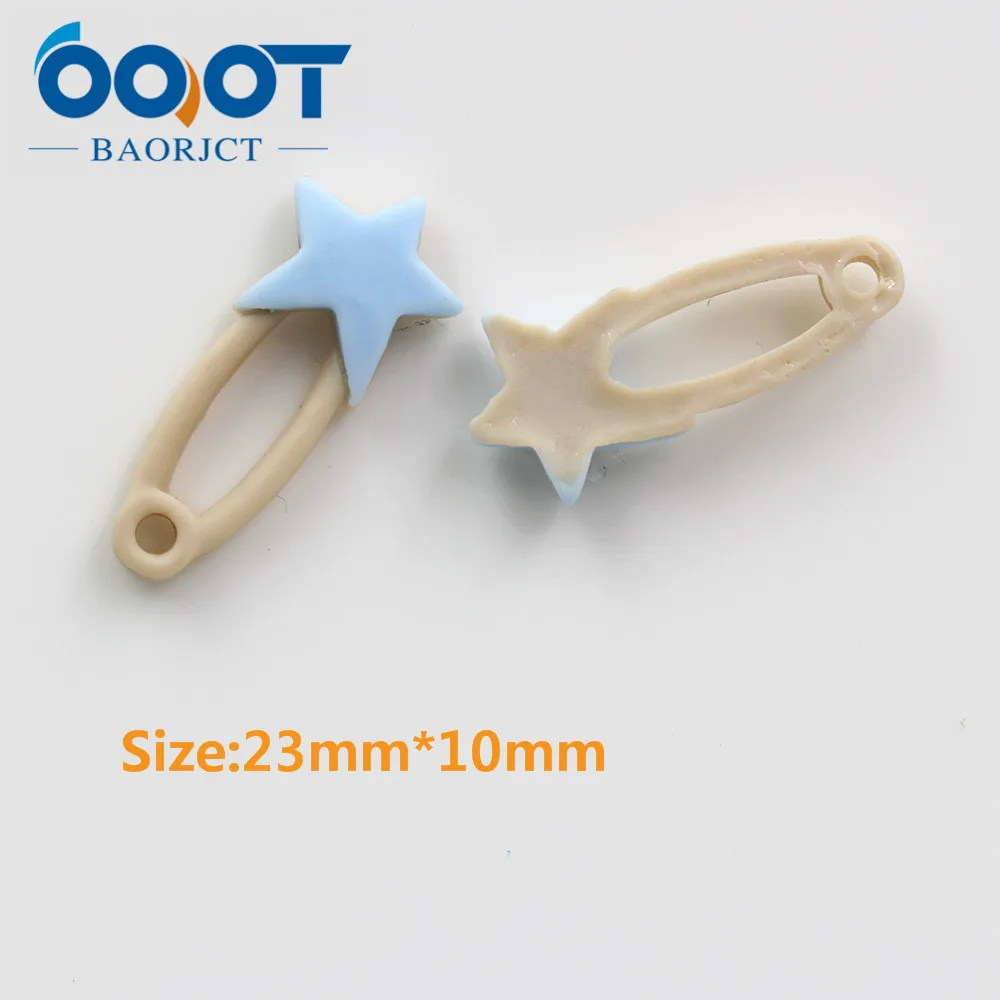 OOOT BAORJCT 20312-21 10 шт 22 мм * 18 различные цвета мультфильм маленький медведь безделушки