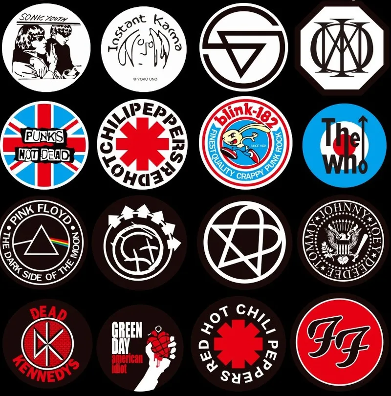 100 шт. наклейка в стиле рок музыки Ретро группа граффити наклейки JDM &quotсделай