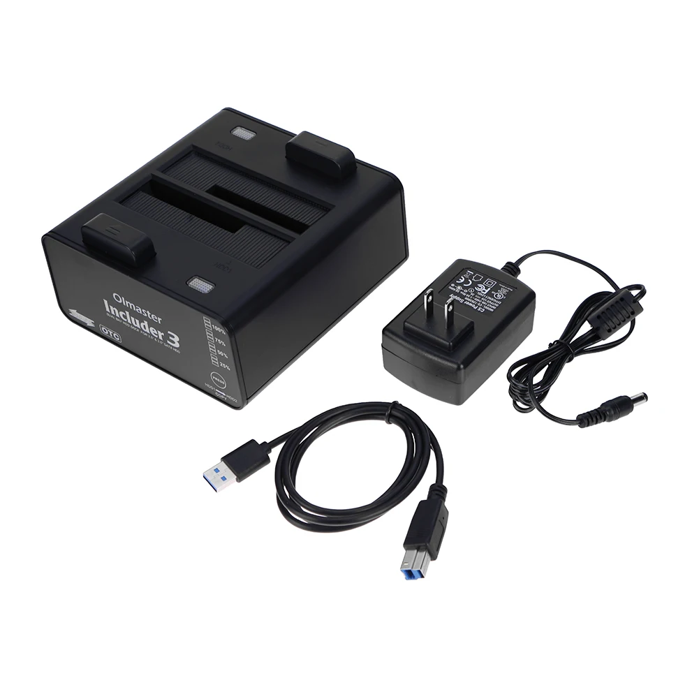 

Dual Bay External Hard Drive Docking Station USB 3.0 to SATA HDD SSD Docking Station for 2.5 inch/3.5 inch HDD SSD Adapter Case