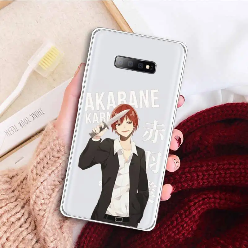 

Assassination Classroom Phone Case Clear Transparent for samsung A 21s 50 71 S 8 9 20 note 10 20 plus ultra