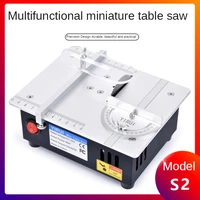 s2 desktop miniature table saw aluminum alloy mini small table saw diy small cutting machine