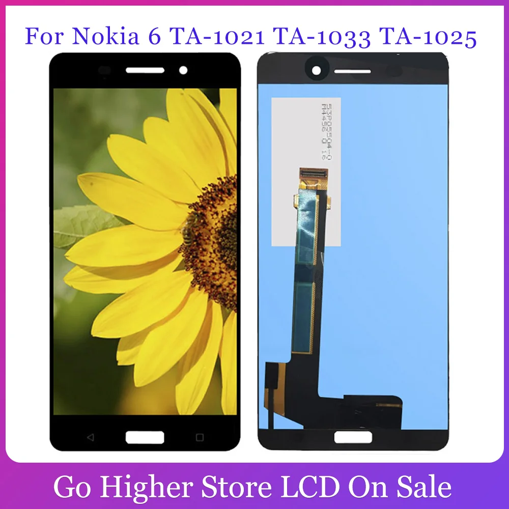 Сенсорный экран 5 дюйма для Nokia 6 TA 1021 1033 1025 стеклянная панель дигитайзер ЖК