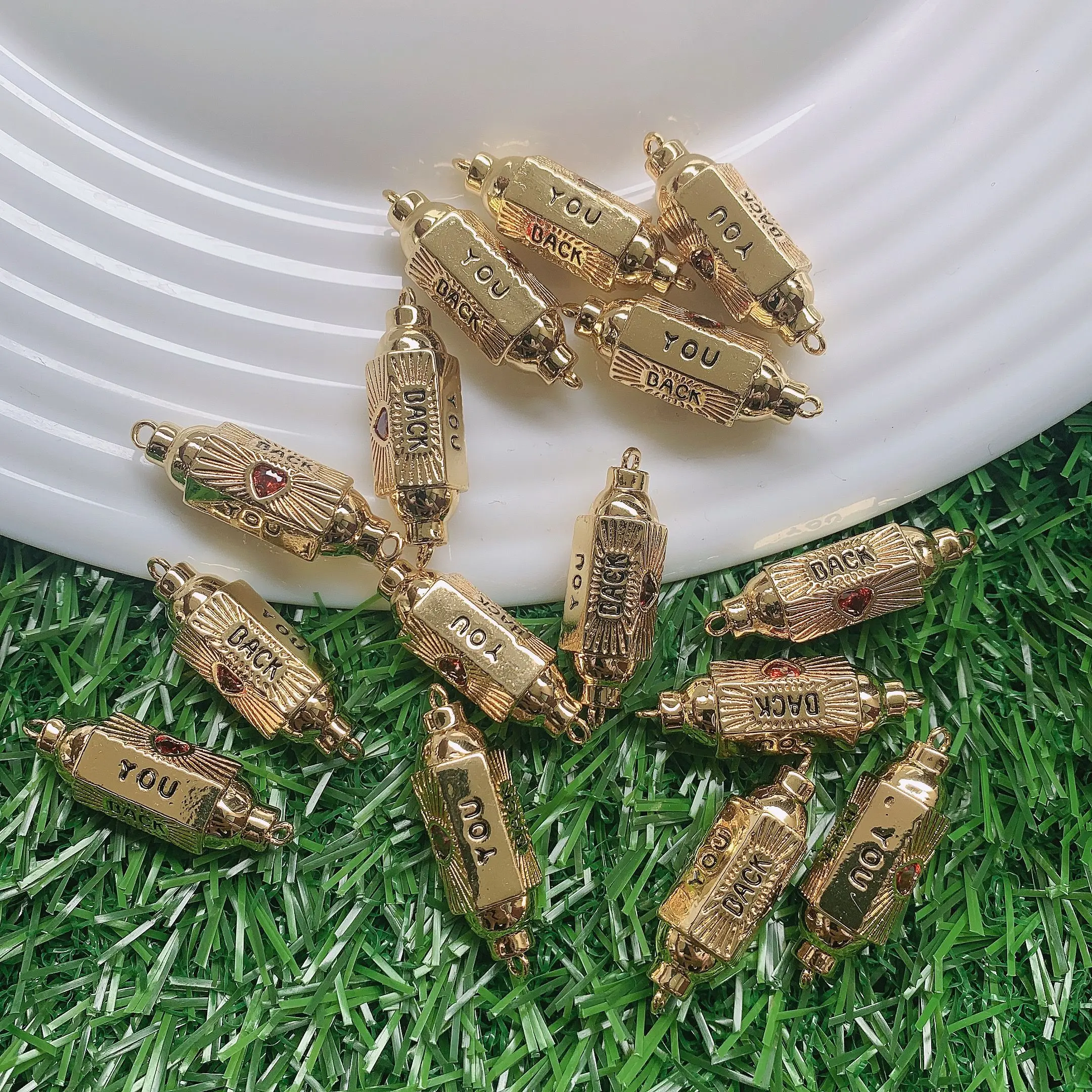 

5PCS, Enamel Connector Beads For Bracelet Necklace Making Accessories